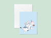 Bubble Tea Greeting Card Set, Boba Tea Note Card Set, Boba Milk Tea Greeting Card, Cat Boba Tea, Boba Tea Cat Stationery Set,