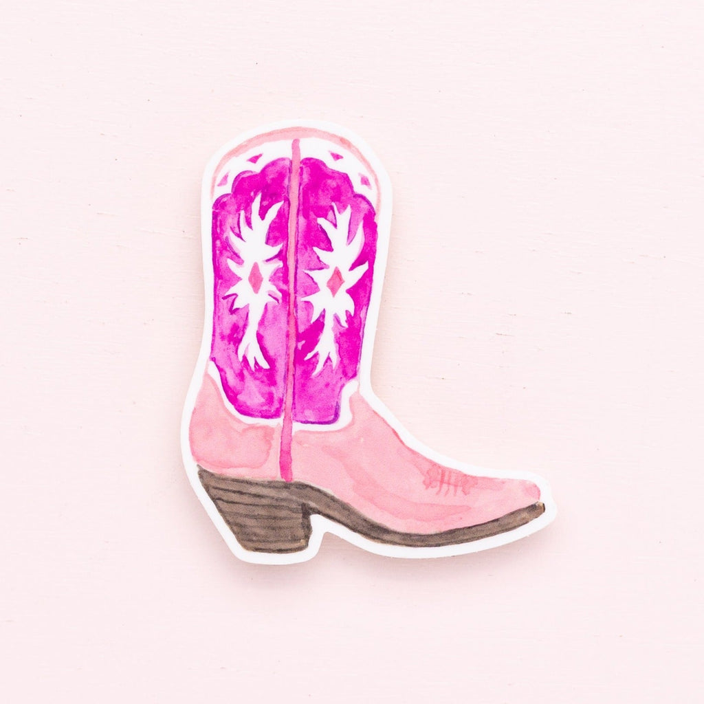 Country Girl Western Cowboy Boots Pink License Plate Frame - Fun & Stylish Car Accessory