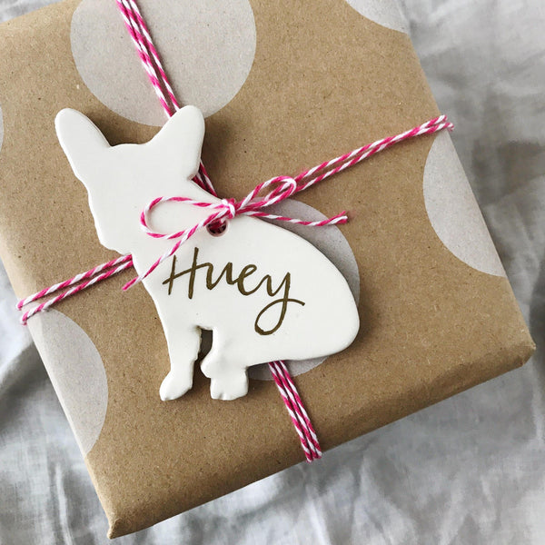 Personalized Frenchie Christmas Ornament