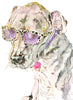 Junie Dog Print, Rescue Dog Print, Dog Wall Art,  Watercolor Rescue Dog Art, Dog Lover Gift, Giclée Dog Art Print