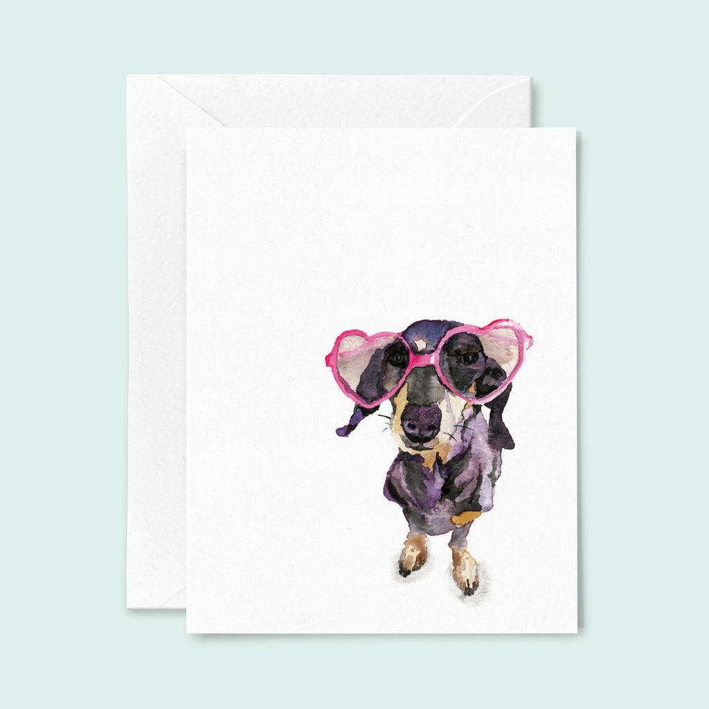 Wiener Dog Greeting Card