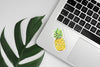 Watercolor Pineapple Sticker, Hawaii Laptop Sticker, Pineapple Vinyl Sticker, Water Bottle Sticker, Tumbler Sticker, Computer Stickers