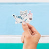 Bubble Tea Cat Sticker, Boba Tea Sticker, Boba Milk Tea Cat Sticker, Cat Boba Tea, Boba Tea Cat Vinyl Sticker, Cat Die Cut Sticker